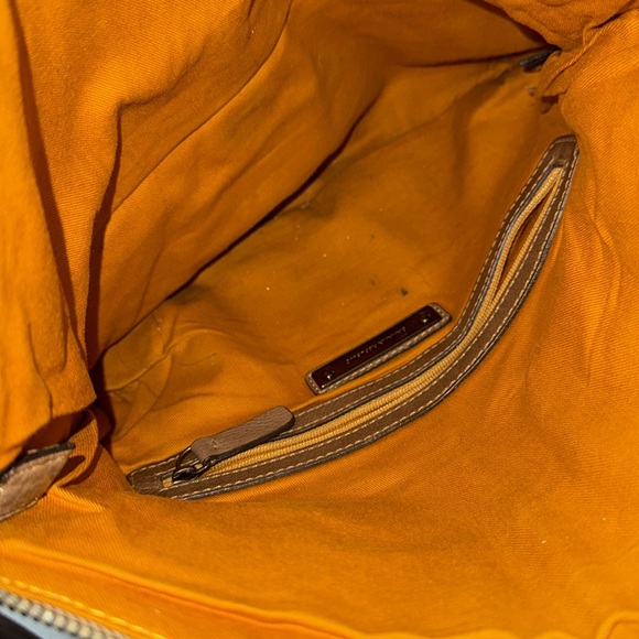 Banana Republic Thick Leather Clutch Bag Embellished with Metal Studs - Picture 11 of 17